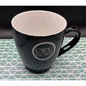 Central Washington University Black Mug 16oz